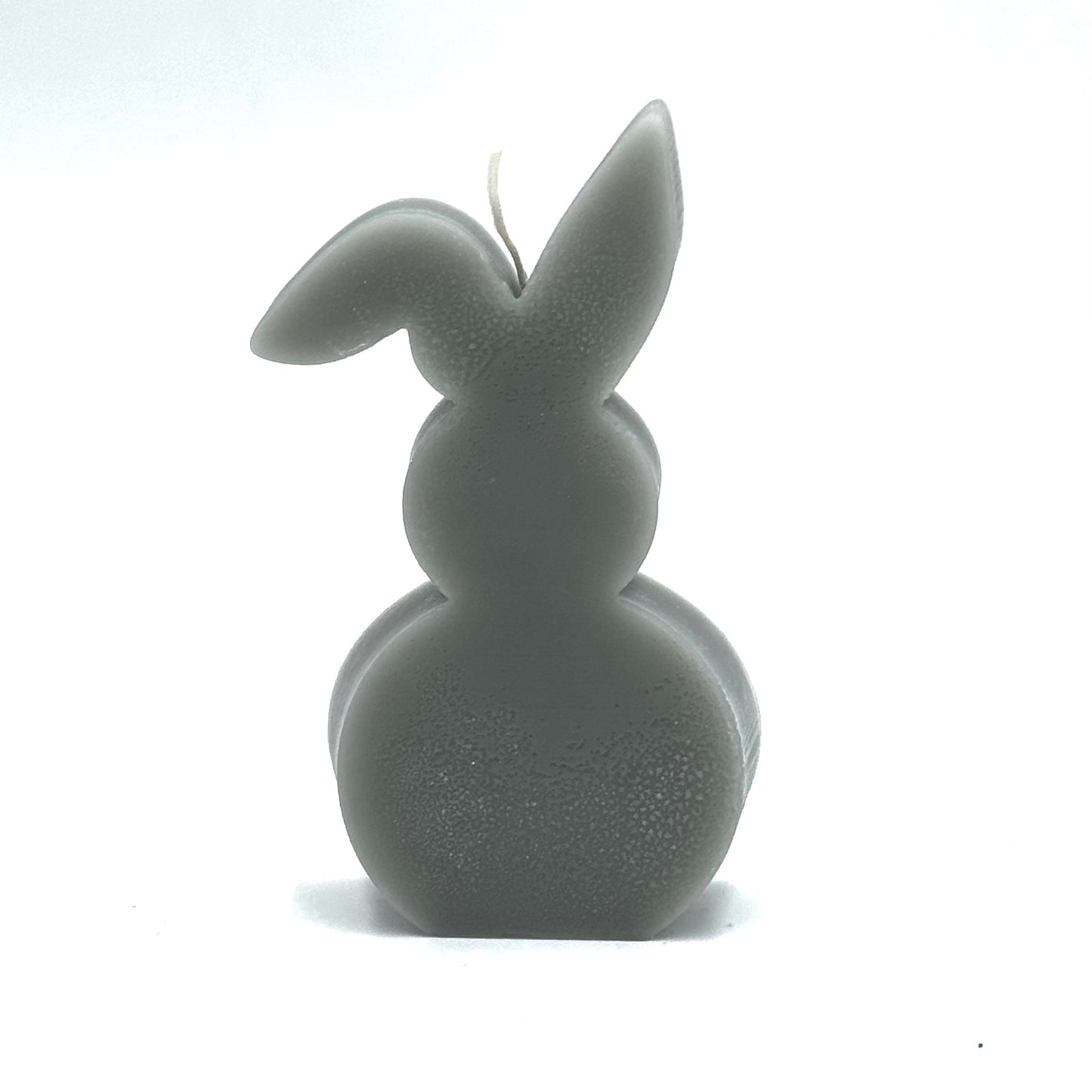 Dizaina svece zaķa silueta formā, 6x2,5x12 cm