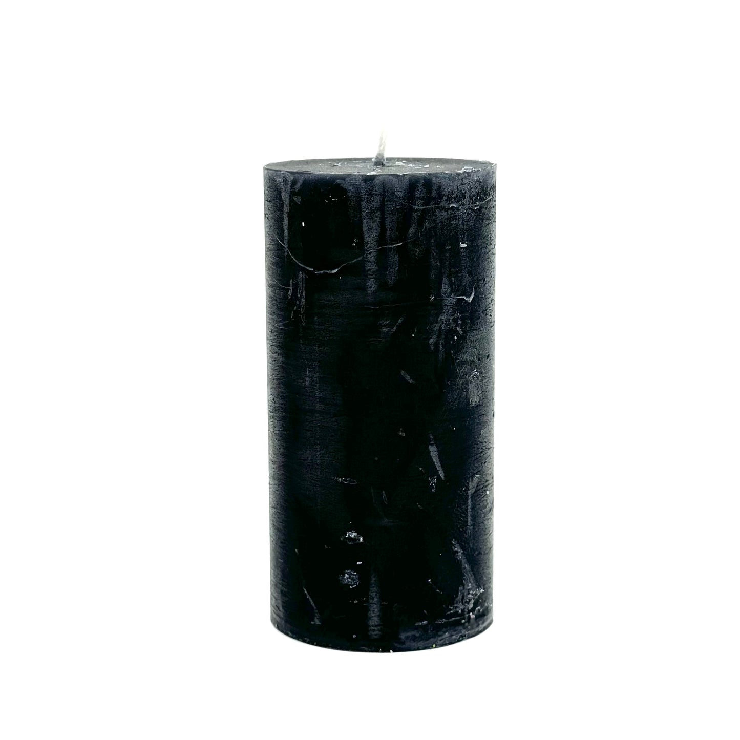 Candle cylinder ⌀ 5x10 cm, black