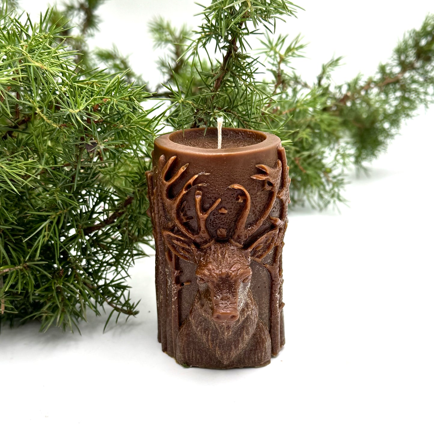 Figured candle “Deer”, ⌀5.8x8.4cm