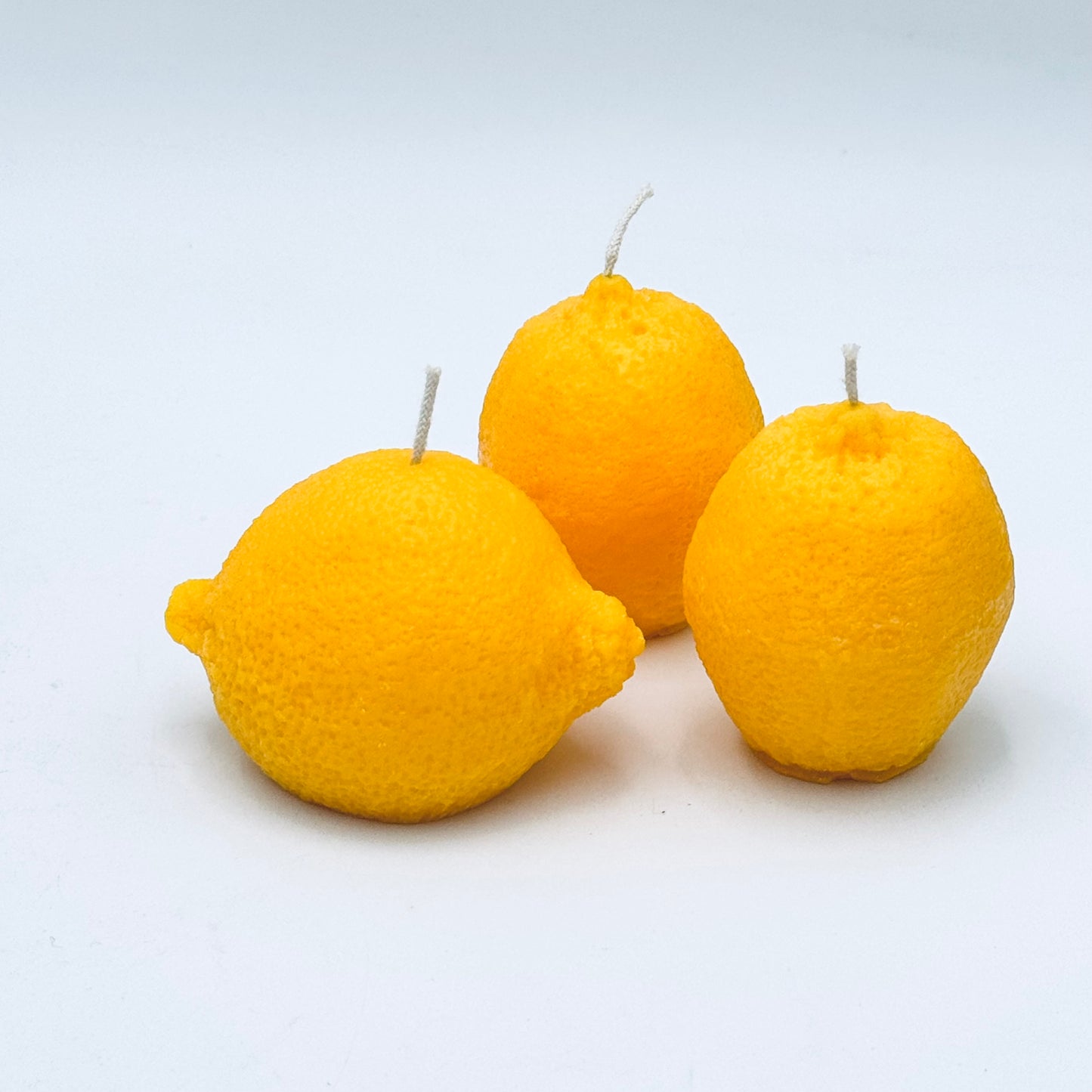 «Лимоны», набор свечей из соевого воска, аромат лимона