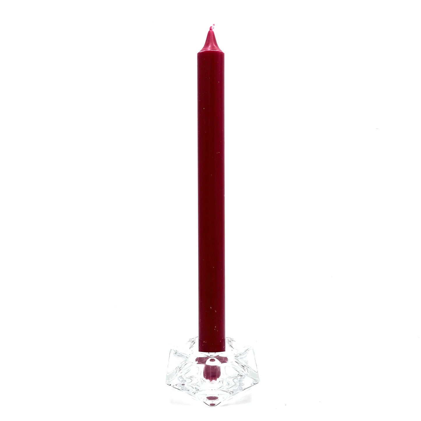 Taper table candle ⌀ 2x30 cm, milky white