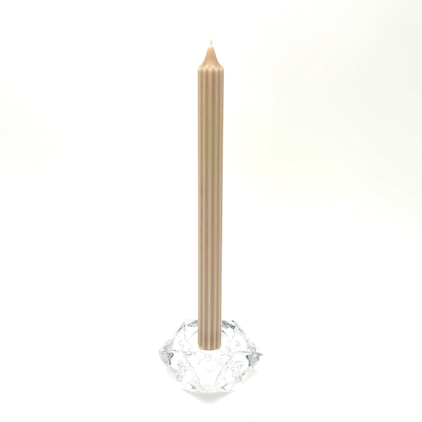 Taper table candle ⌀ 2x28 cm, linen
