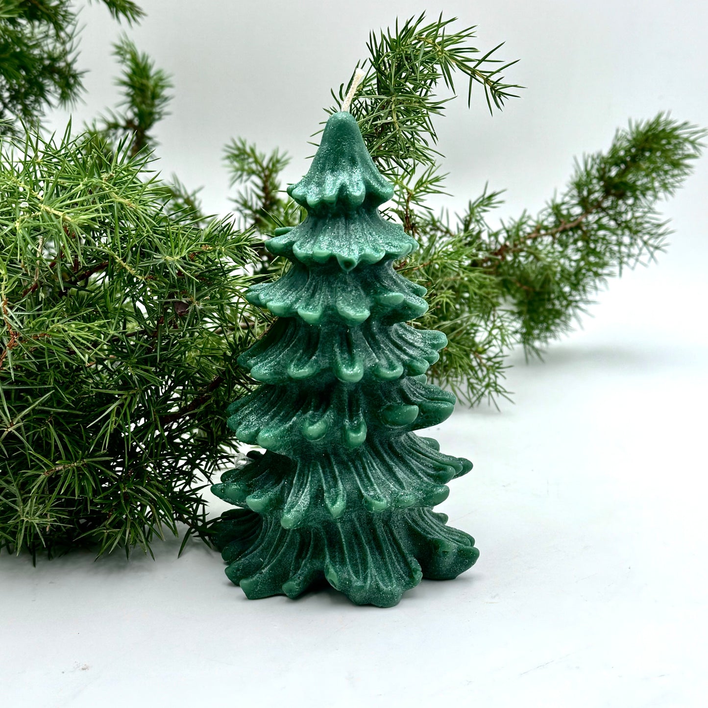 Figured candle “Christmas tree”, 9.3x14.7cm
