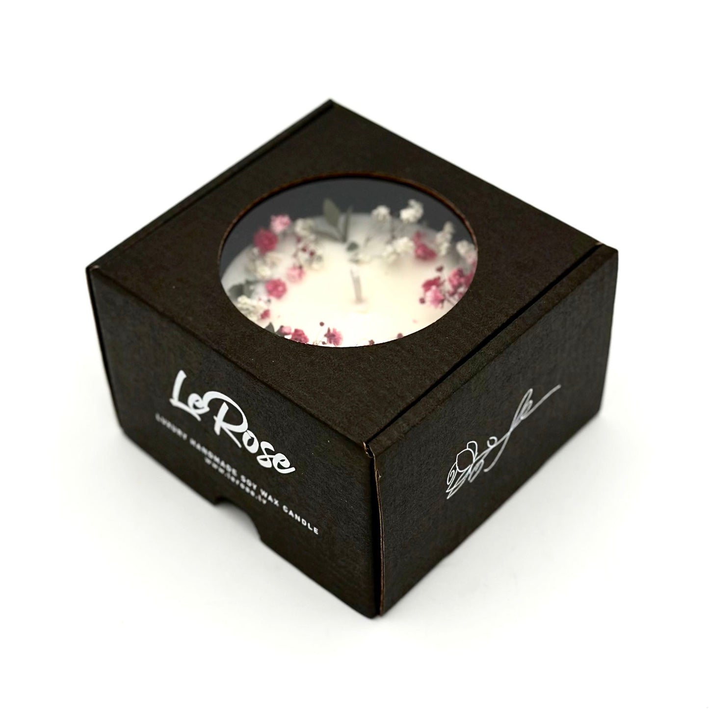 Natural soy wax candle with Tea Tree, Juniper and Green Tea scents