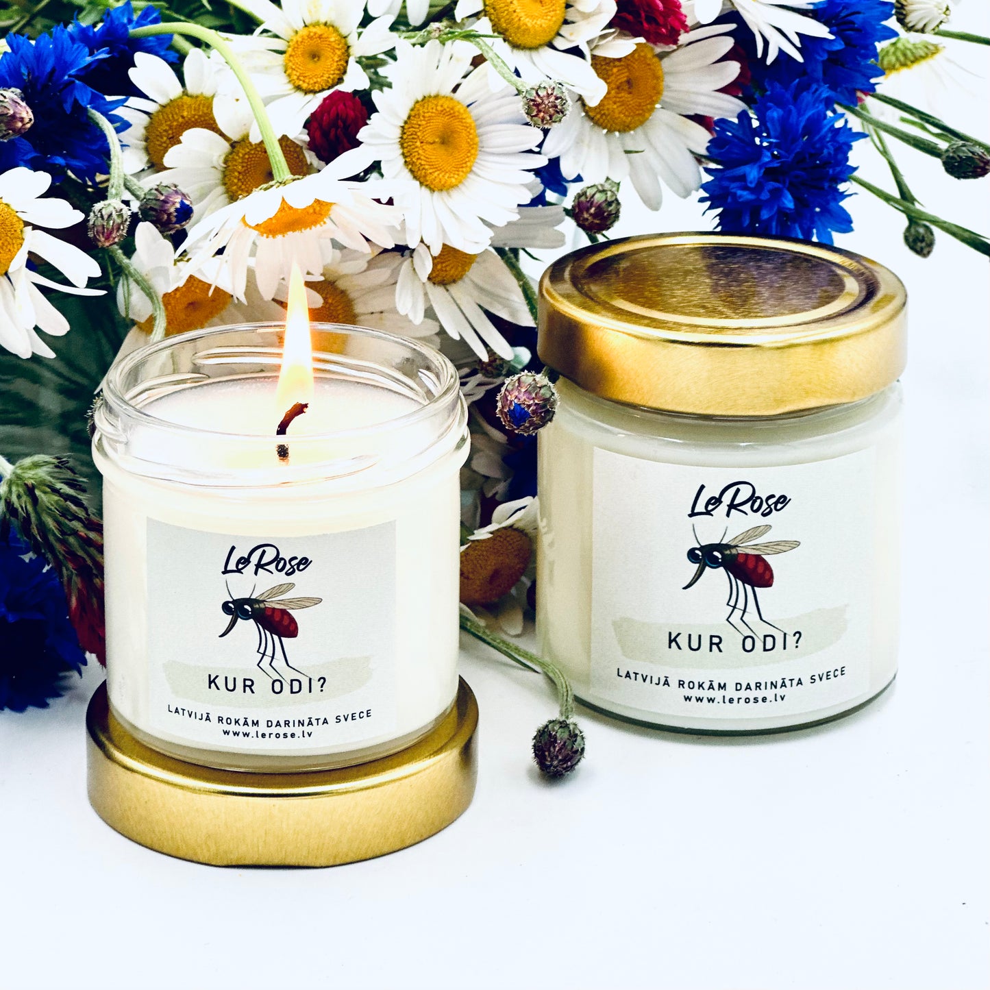 «Где комары?», натуральная свеча против комаров.