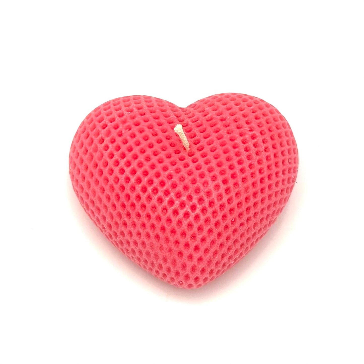 Dizaina svece “Sirds”, rozā (vairāki izmēri)