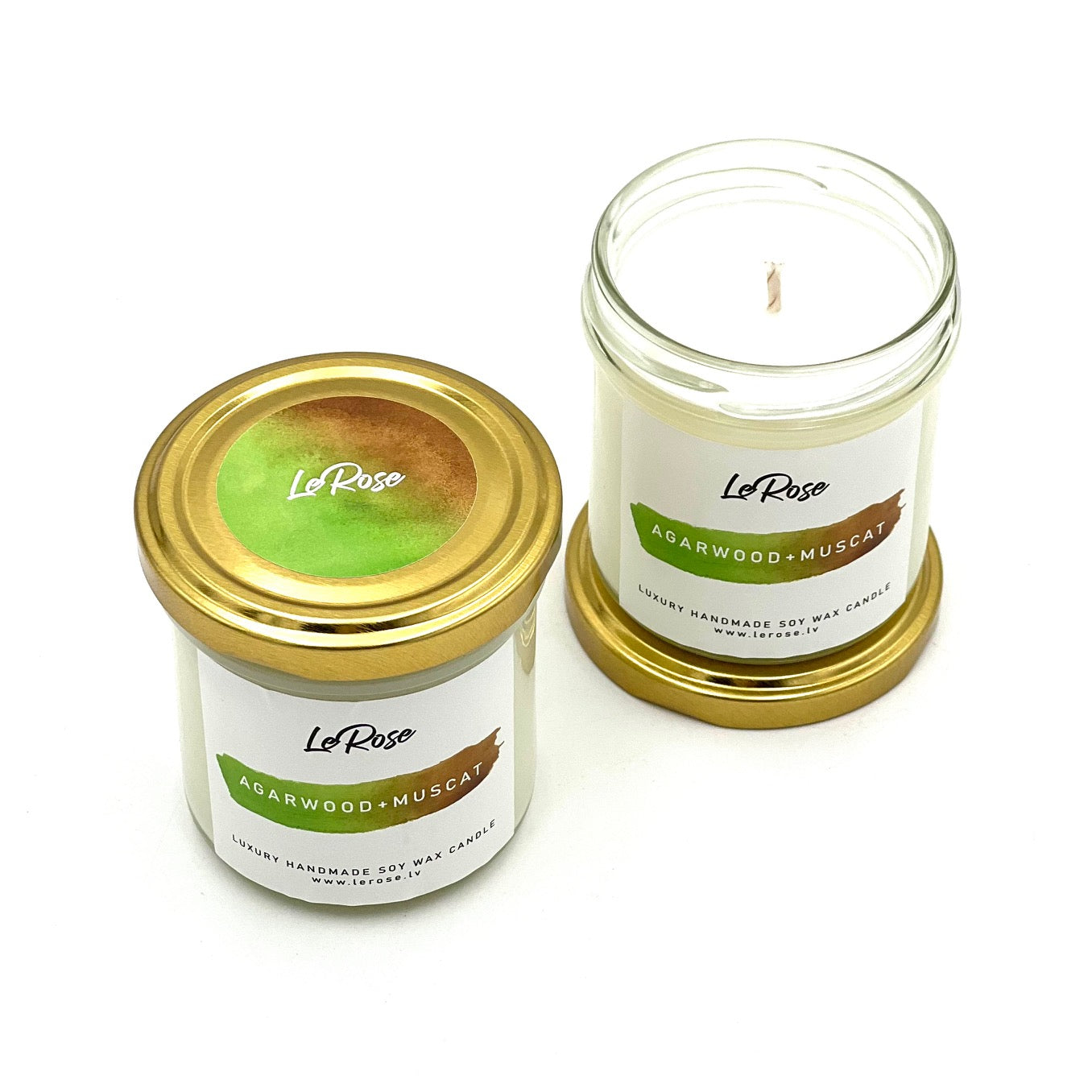 Свеча соевый воск "LeRose Agarwood+Muscat", 25ч