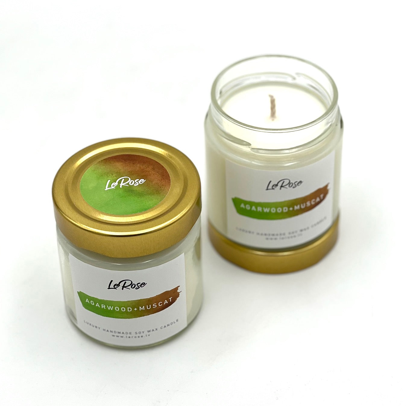 Свеча соевый воск "LeRose Agarwood+Muscat", 40ч