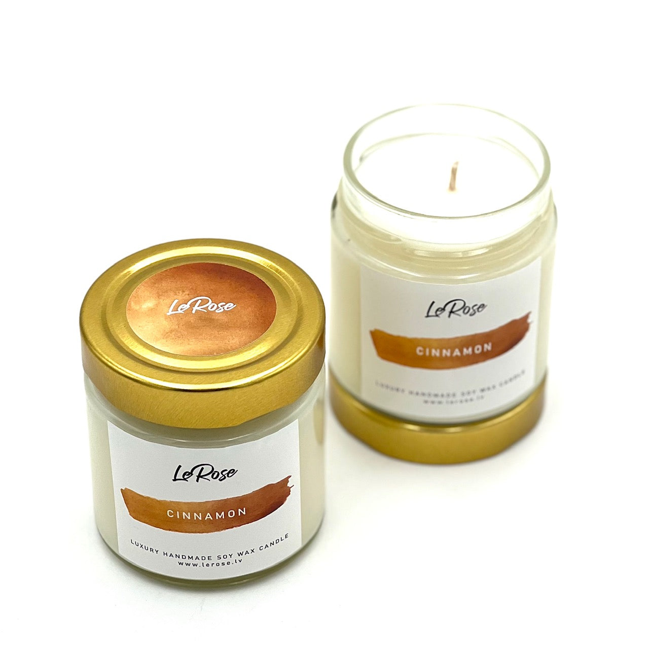 Sojas vaska svece "LeRose Cinnamon", 40h