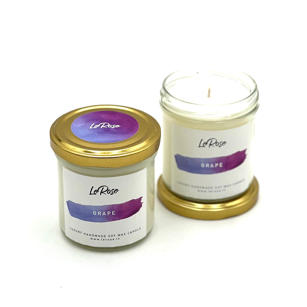 Sojas vaska svece "LeRose Grape", 25h