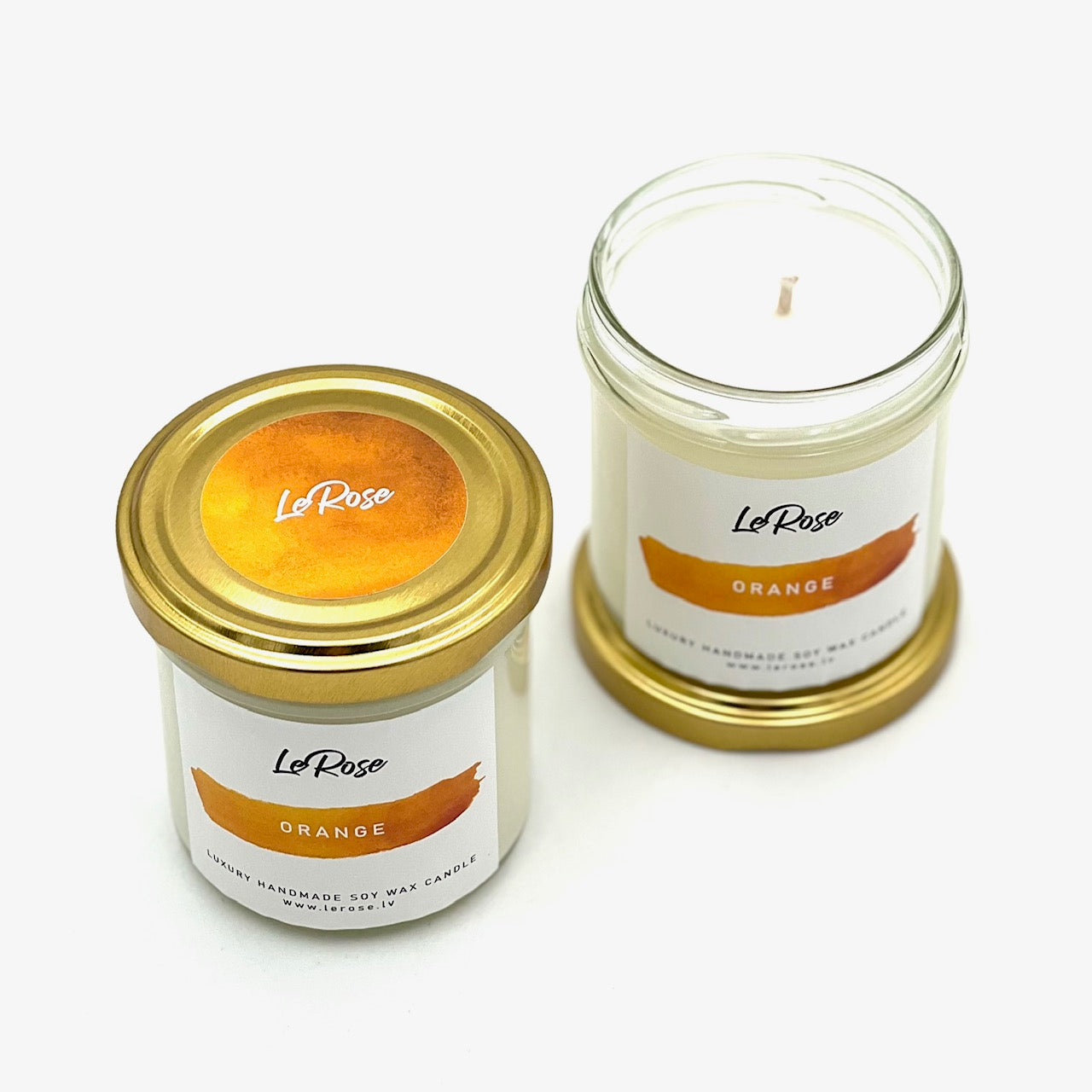 Sojas vaska svece "LeRose Orange", 25h