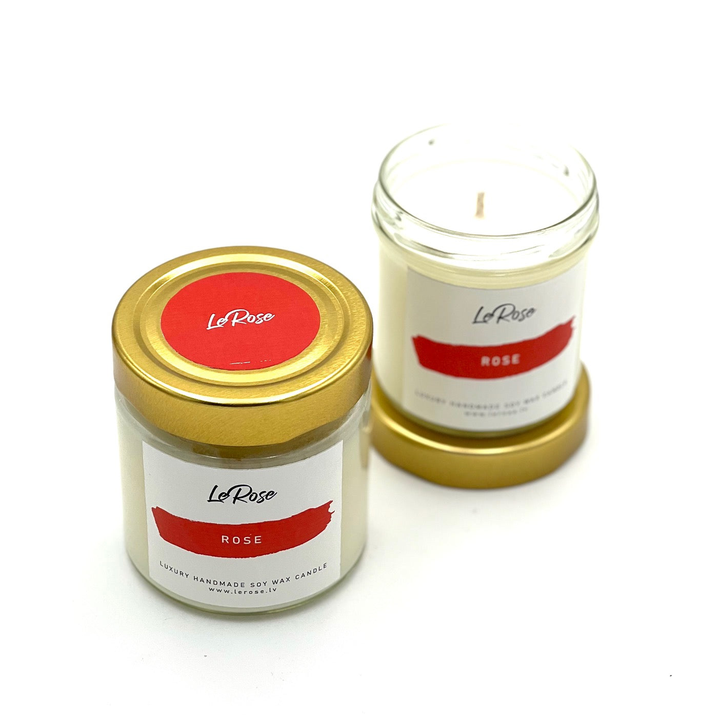 Свеча соевого воска "LeRose Rose", 40ч.