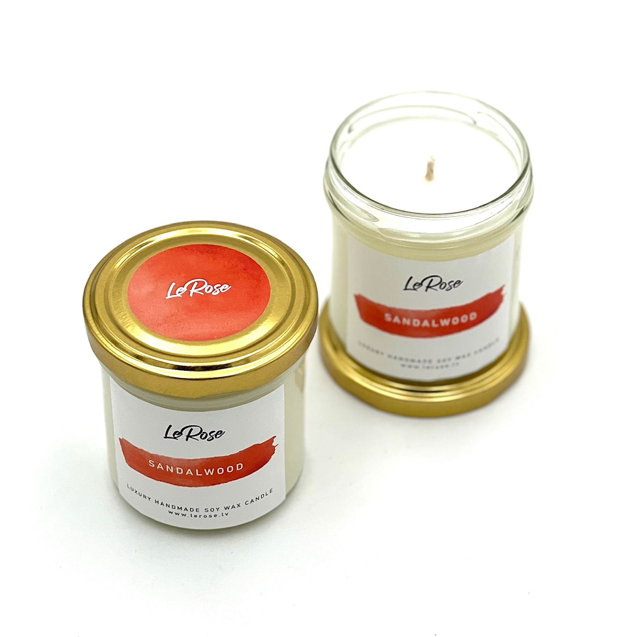 Sojas vaska svece "LeRose Sandalwood", 25h