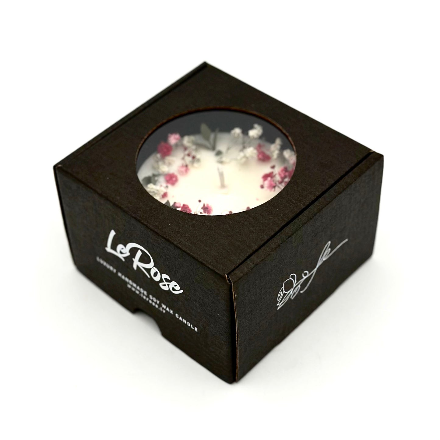 Natural soy wax candle "Summer Dream" with freesia and bergamot aroma