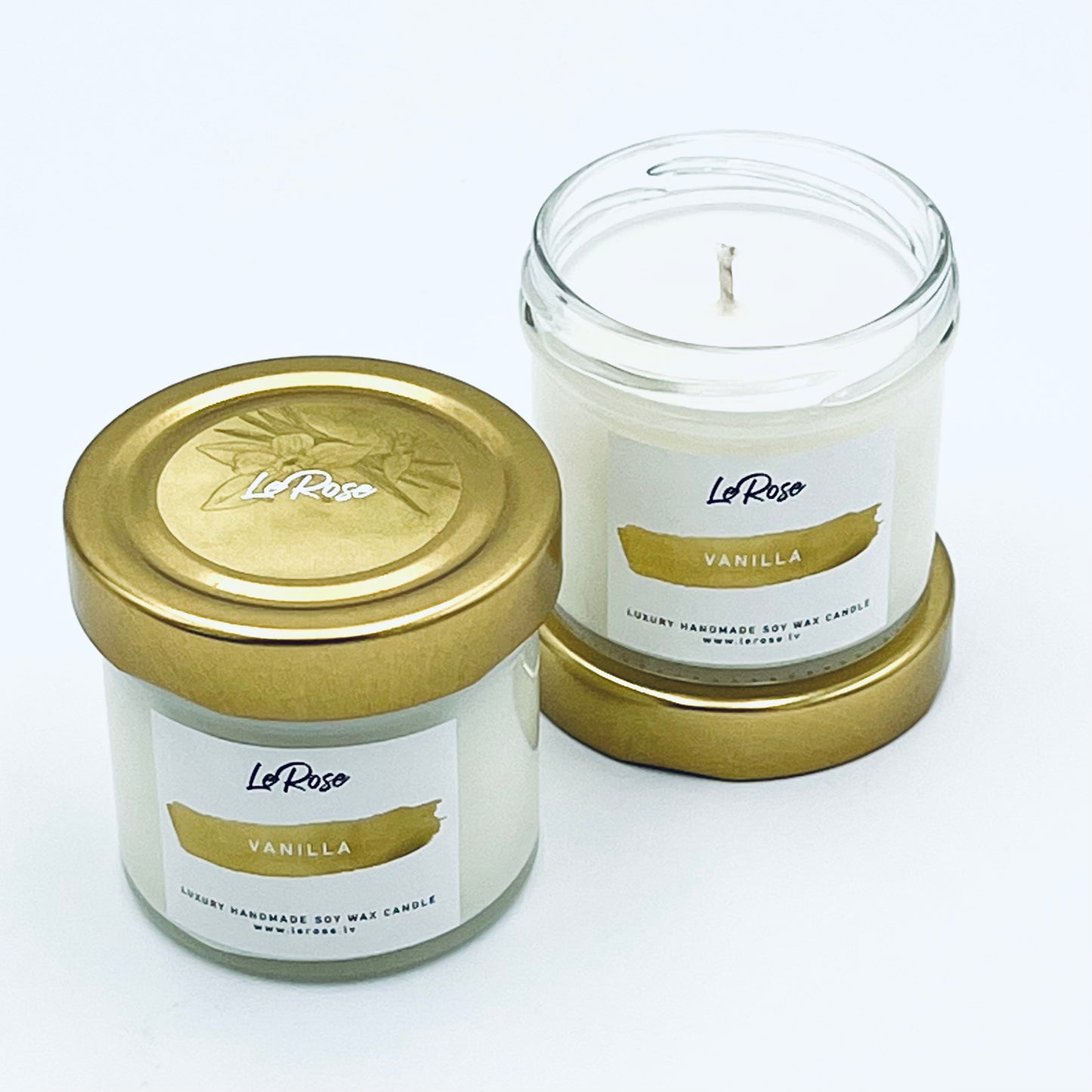 Sojas vaska svece "LeRose” Vanilla, 25 h