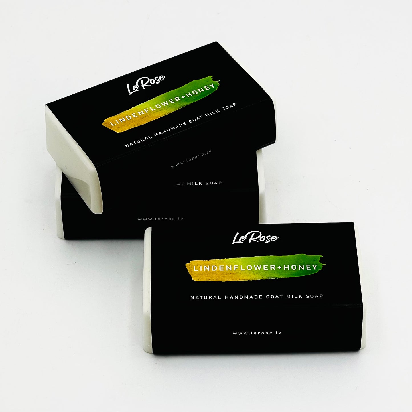 Мыло "LeRose" козье молоко, цветы липы с медом.