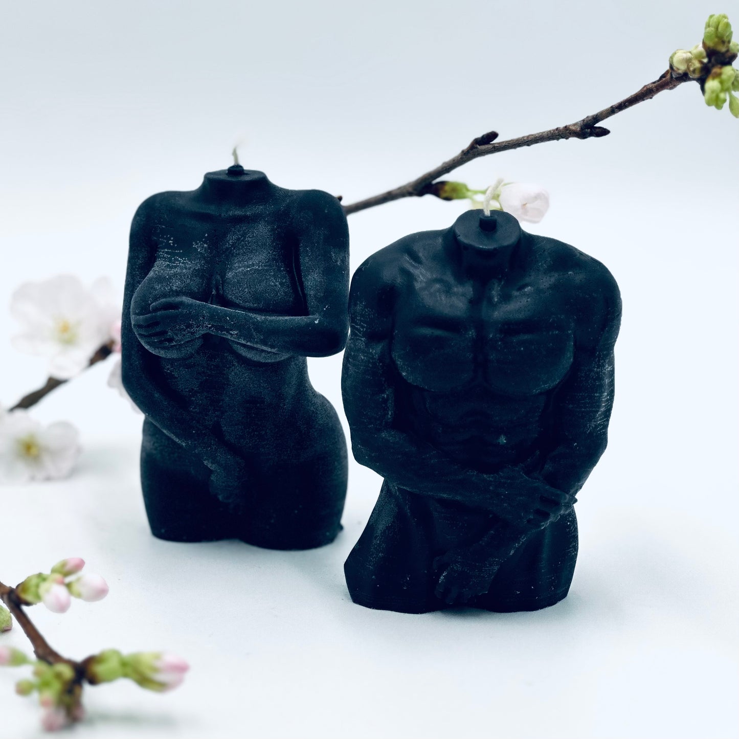 Набор дизайнерских свечей "Их тайна", черный