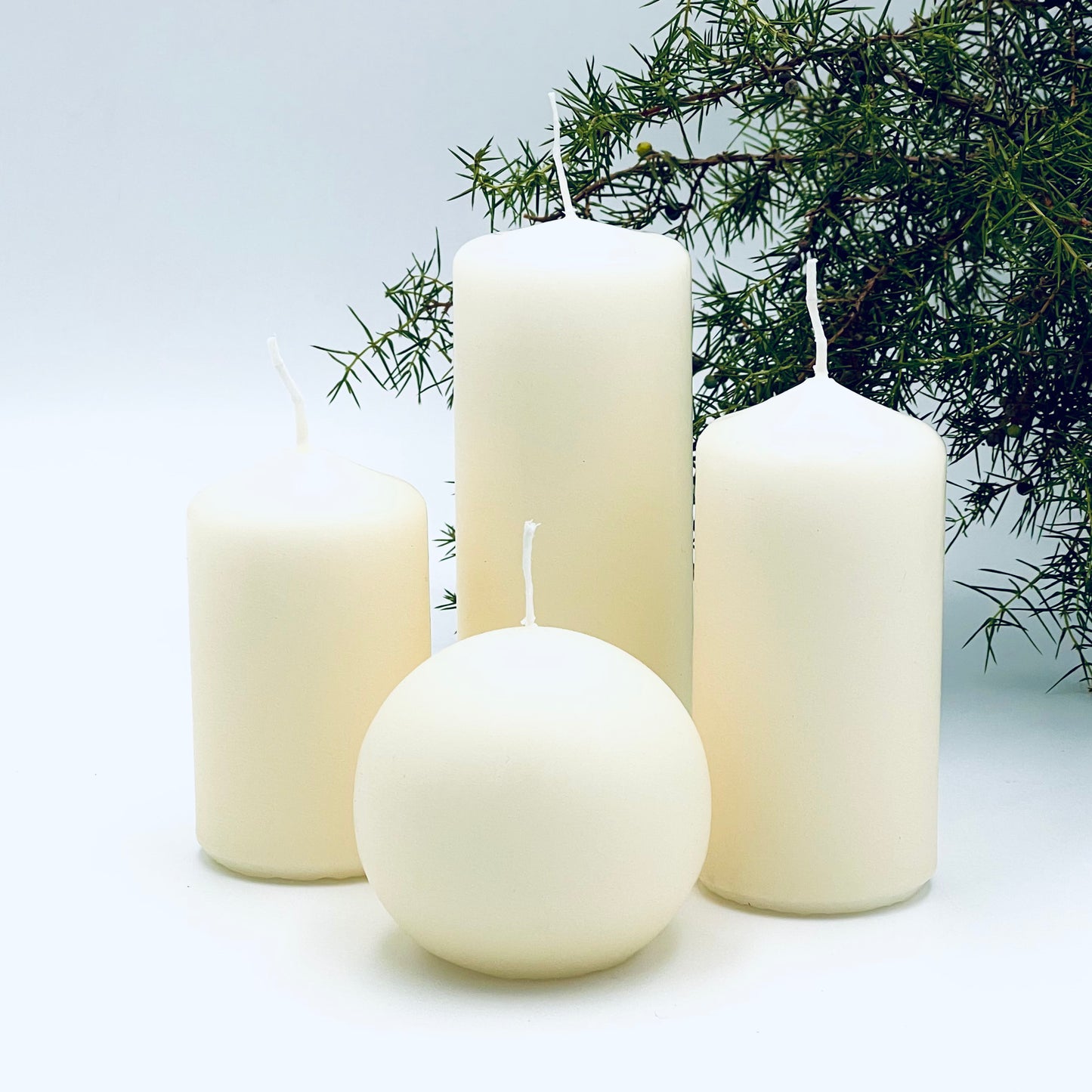 Advent candle set "Green"