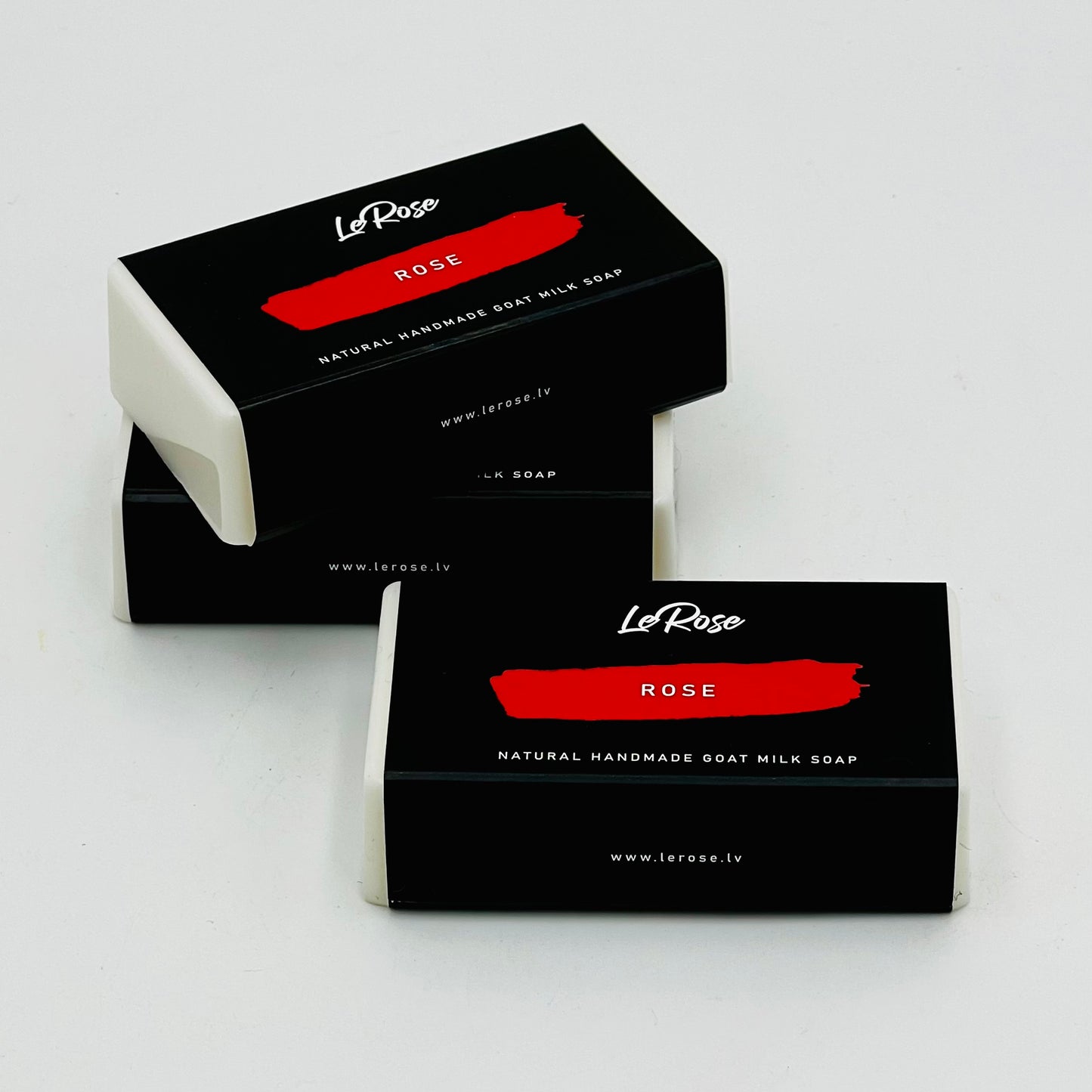 Мыло "LeRose" из козьего молока, роза.