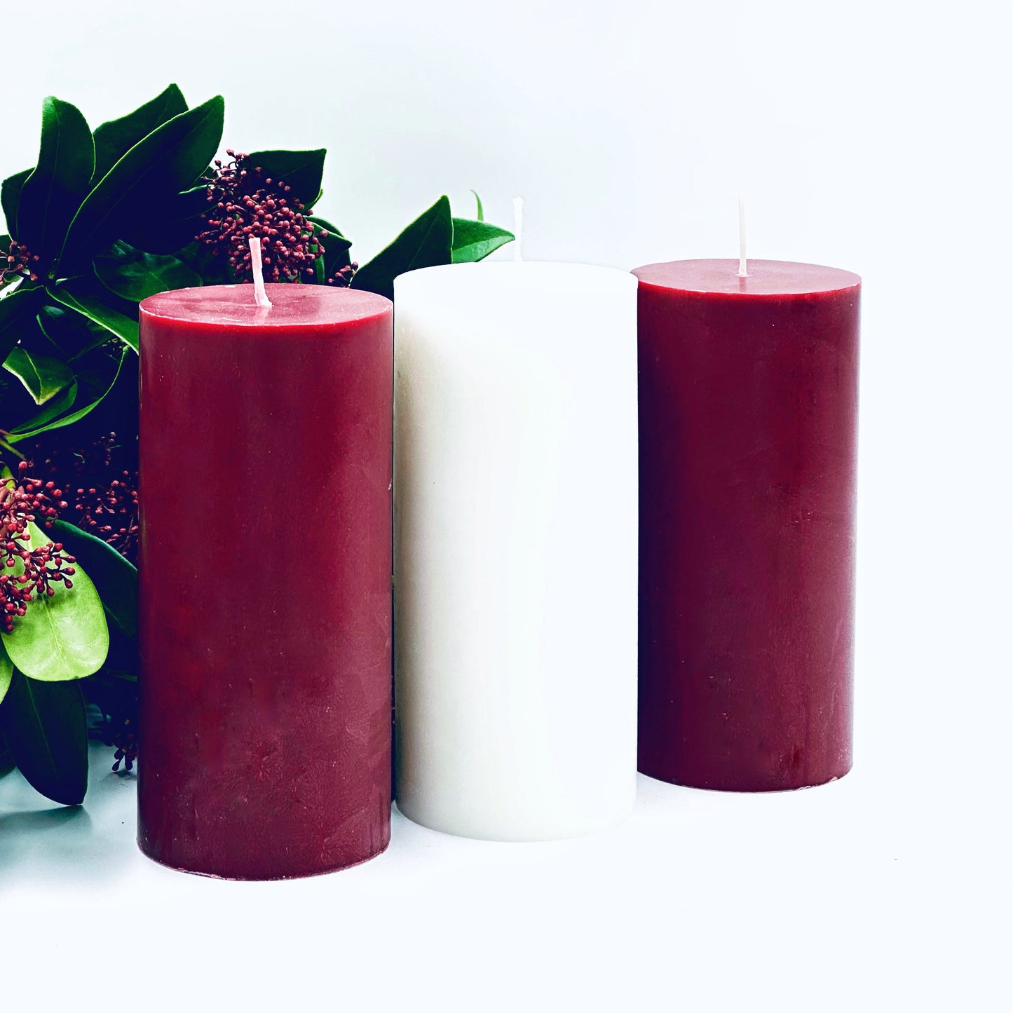 Набор свечей из натурального стеаринового кружева "Латвия", 7х15 см.