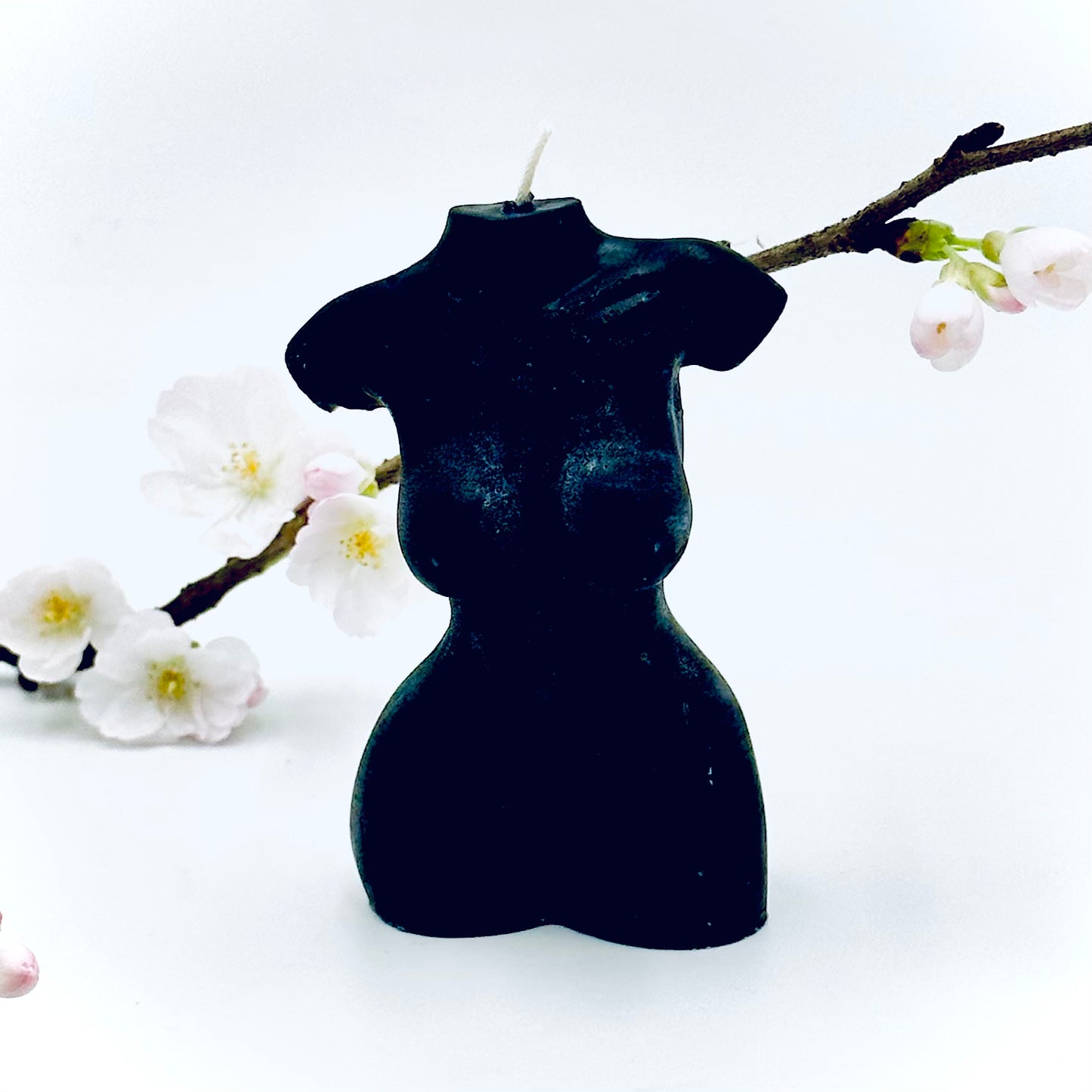 Дизайнерская свеча "Венера", черная.