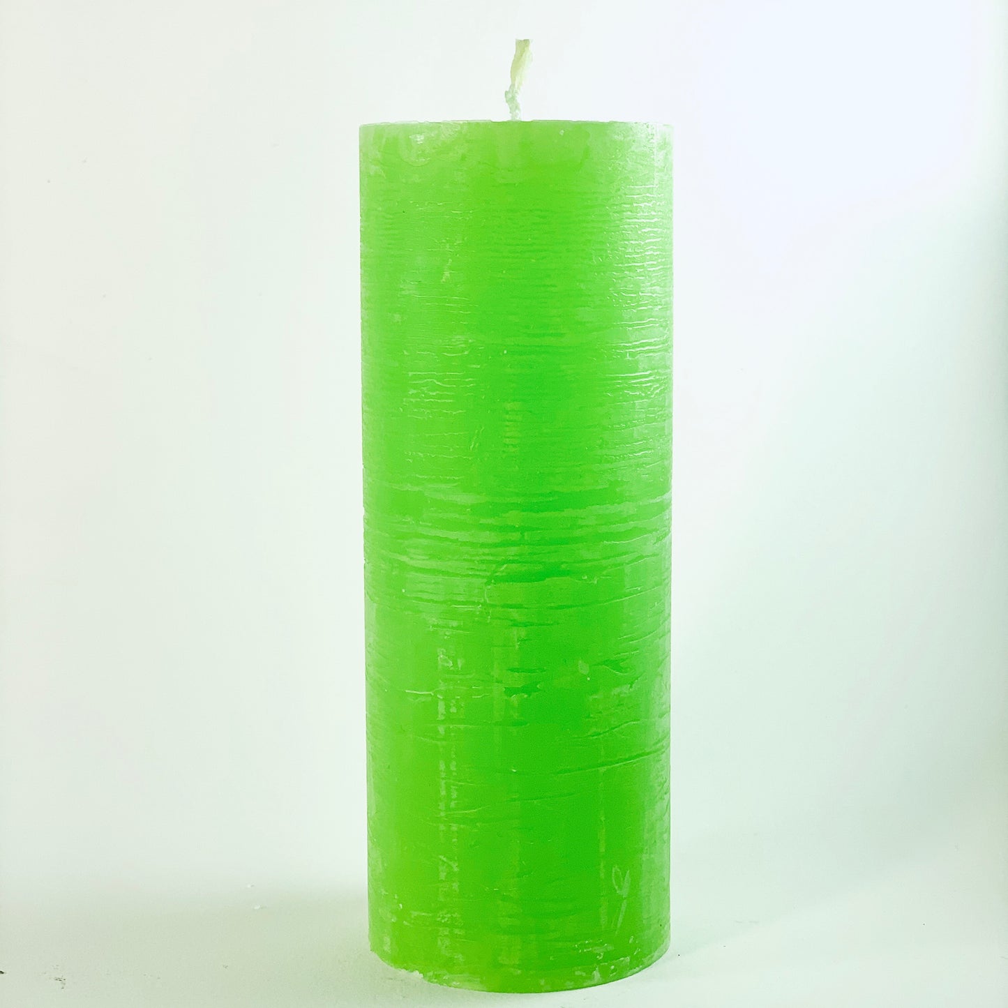 Candle cylinder ⌀ 6x15.5 cm, salad green
