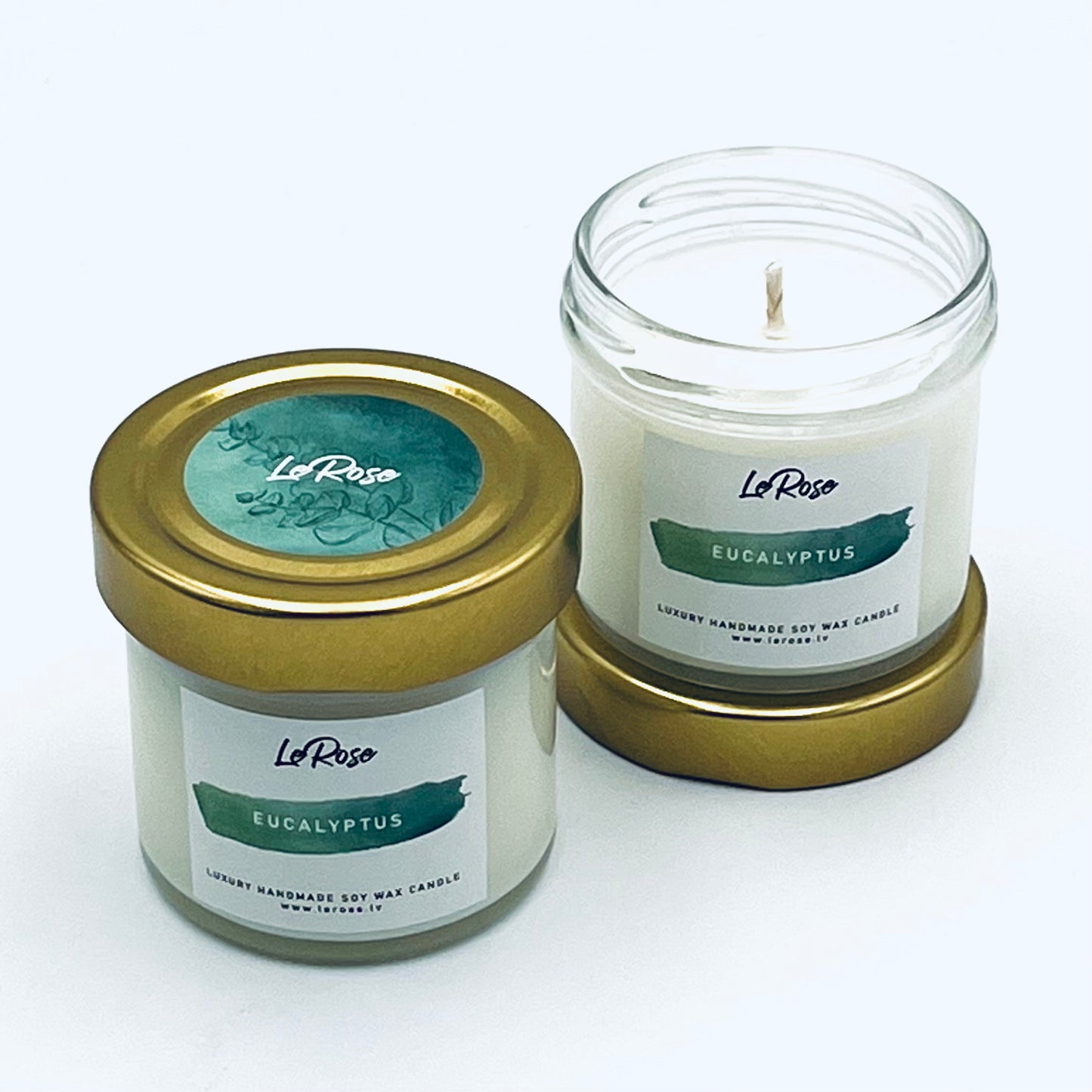 Sojas vaska svece "LeRose” Eucaliptus 25 h