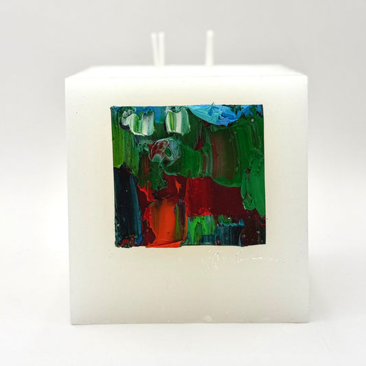 Ievas Bondares 2026.gada kolekcijas "Ziema" svece, 14x14 cm