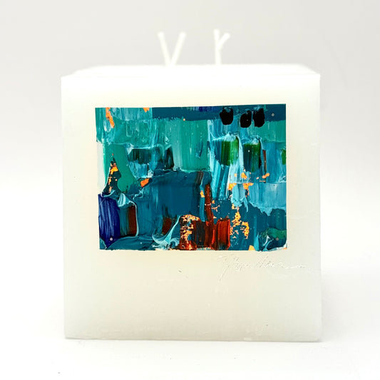 Ievas Bondares 2026.gada kolekcijas "Ziema" svece, 14x14 cm