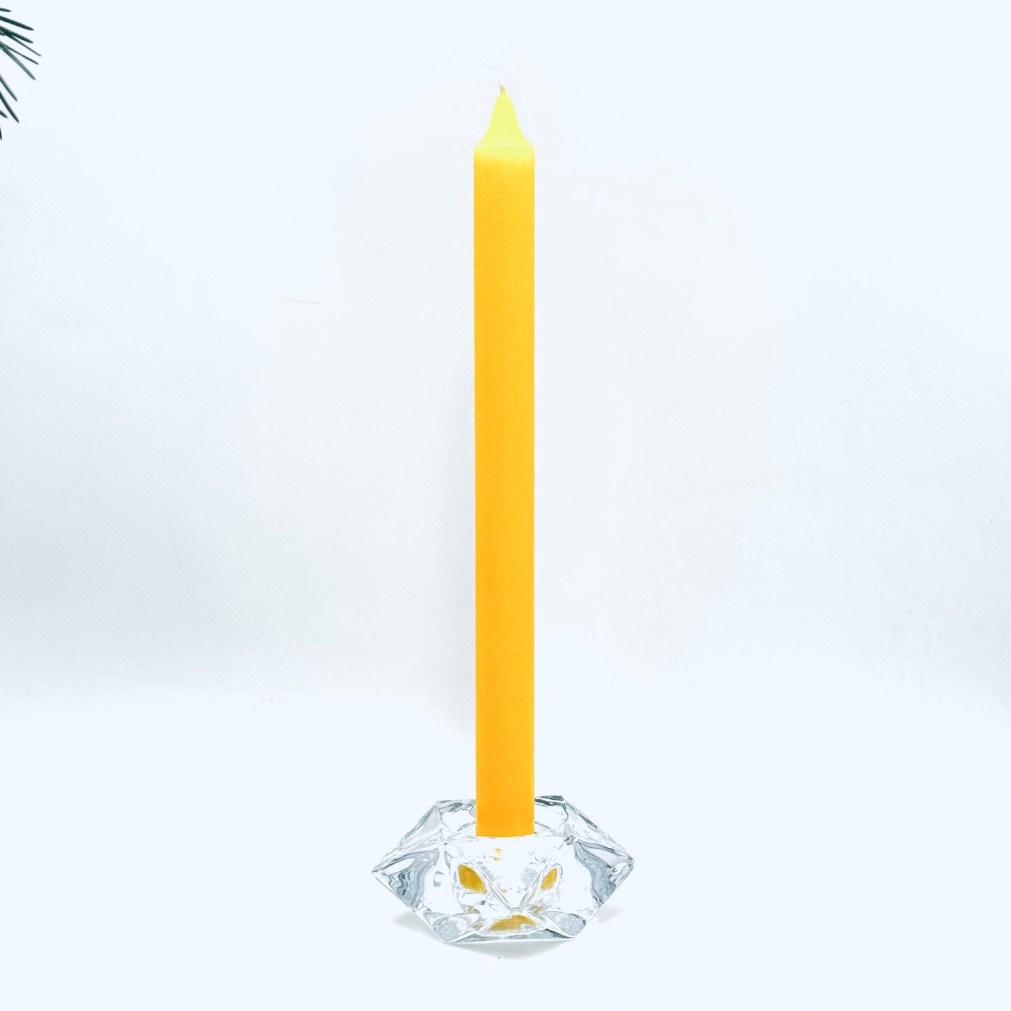 Настольная свеча ⌀ 2x28, розовая