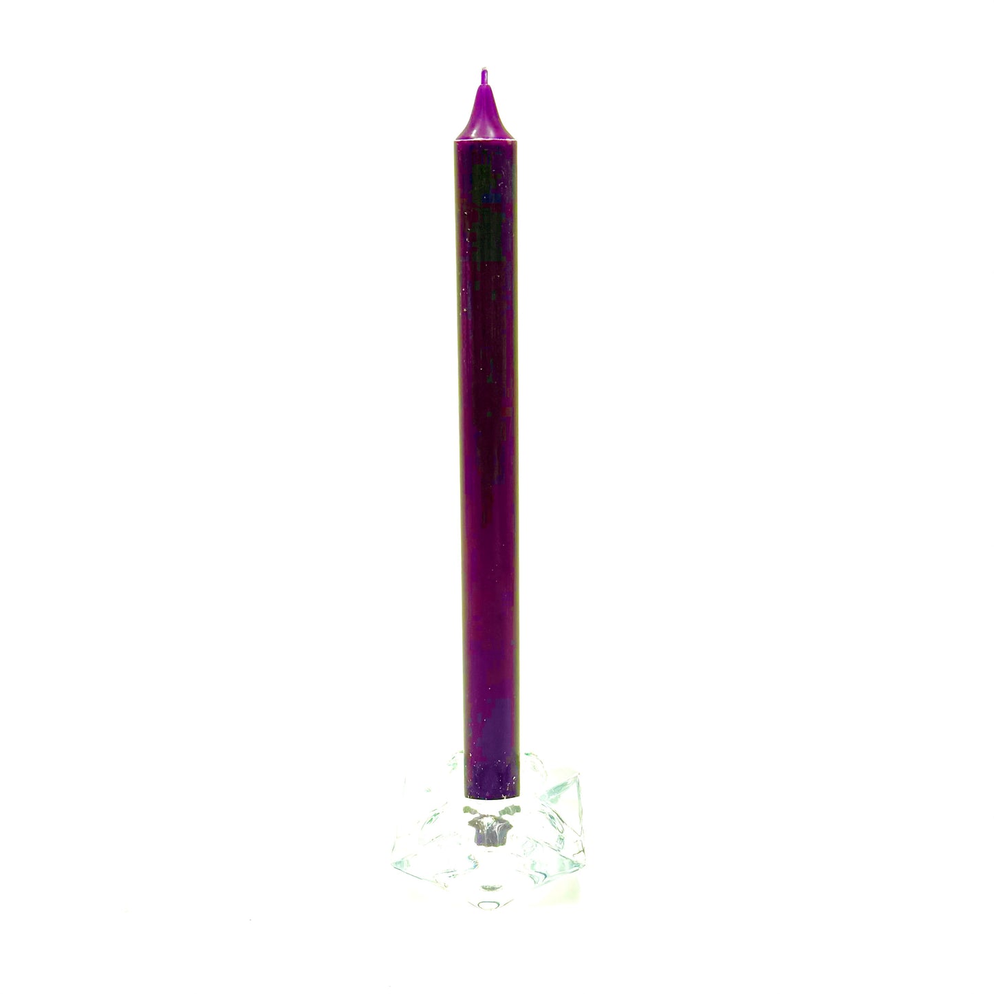 Galda svece ⌀ 2x28 cm, tumši violeta