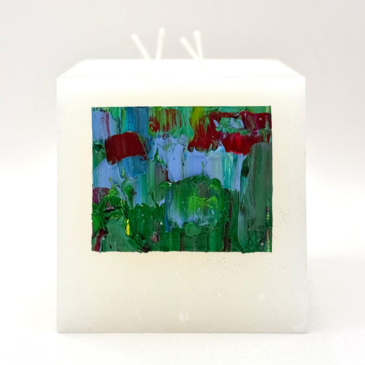 Ievas Bondares 2026.gada kolekcijas "Ziema" svece, 14x14 cm