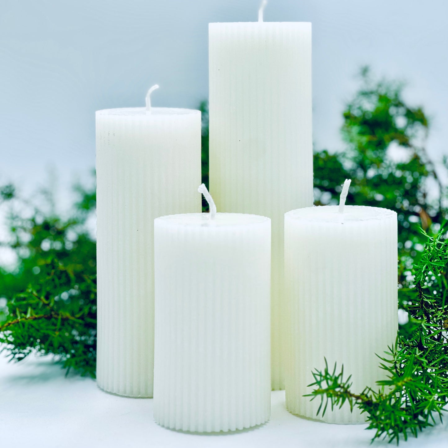 “Karaliskais” adventes sveču komplekts, balts