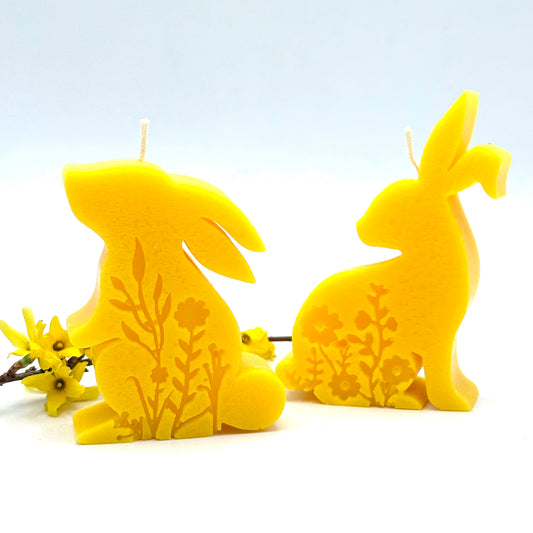 Design candle in the shape of a bunny, 5x10 cm