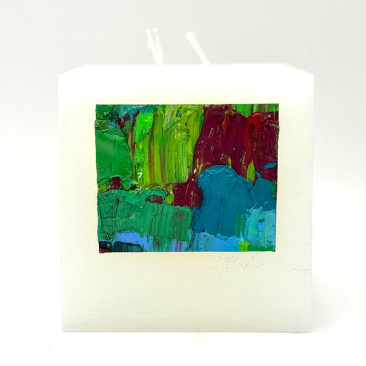 Ievas Bondares kolekcijas "Ziema" 2026. svece, 14x14 cm