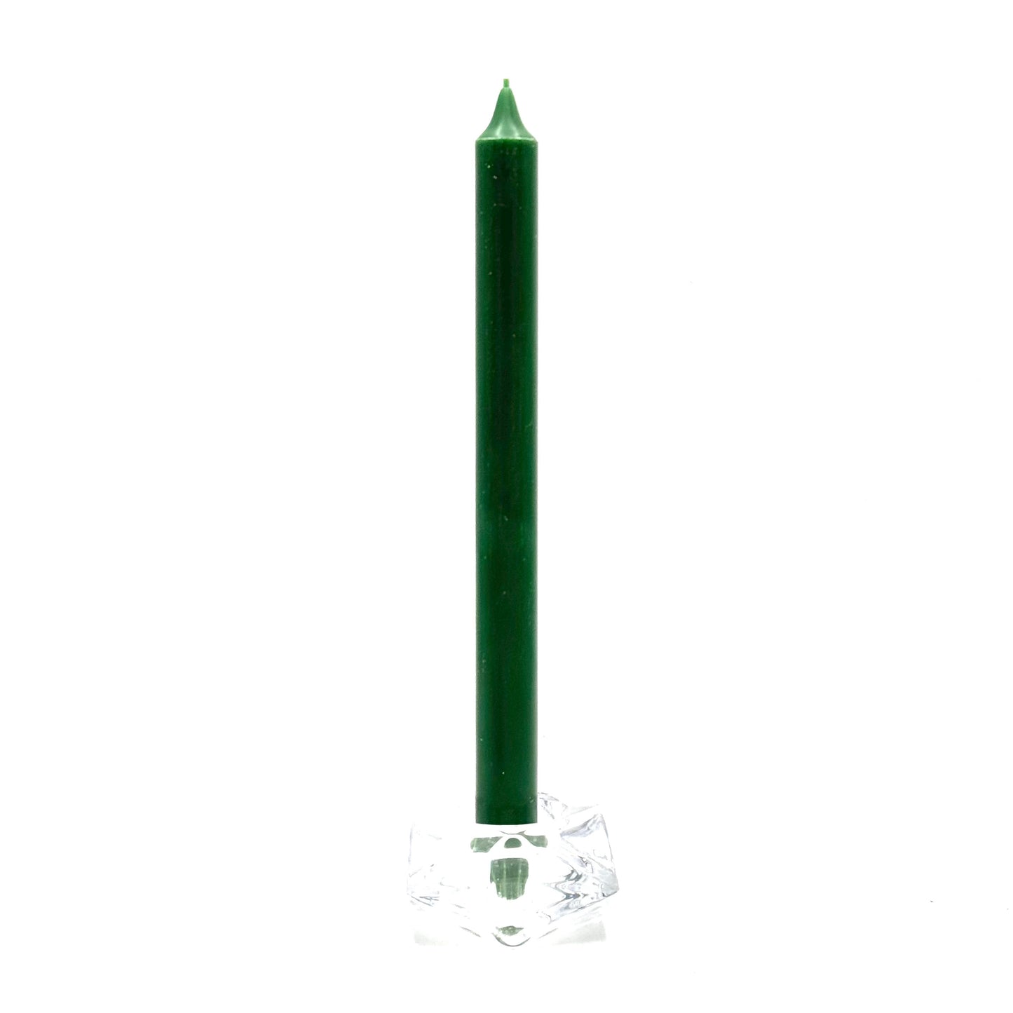 Taper table candle ⌀ 2x28 cm, cool green