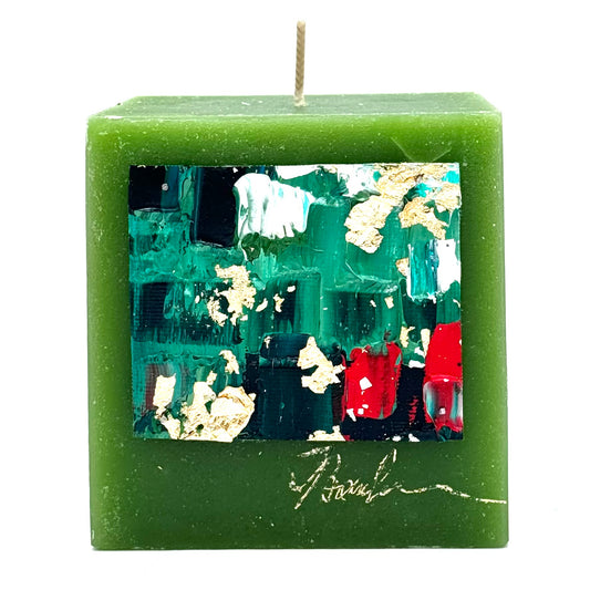 Ieva Bondare collection “Rose de Quinacridone” candle, 9x9cm