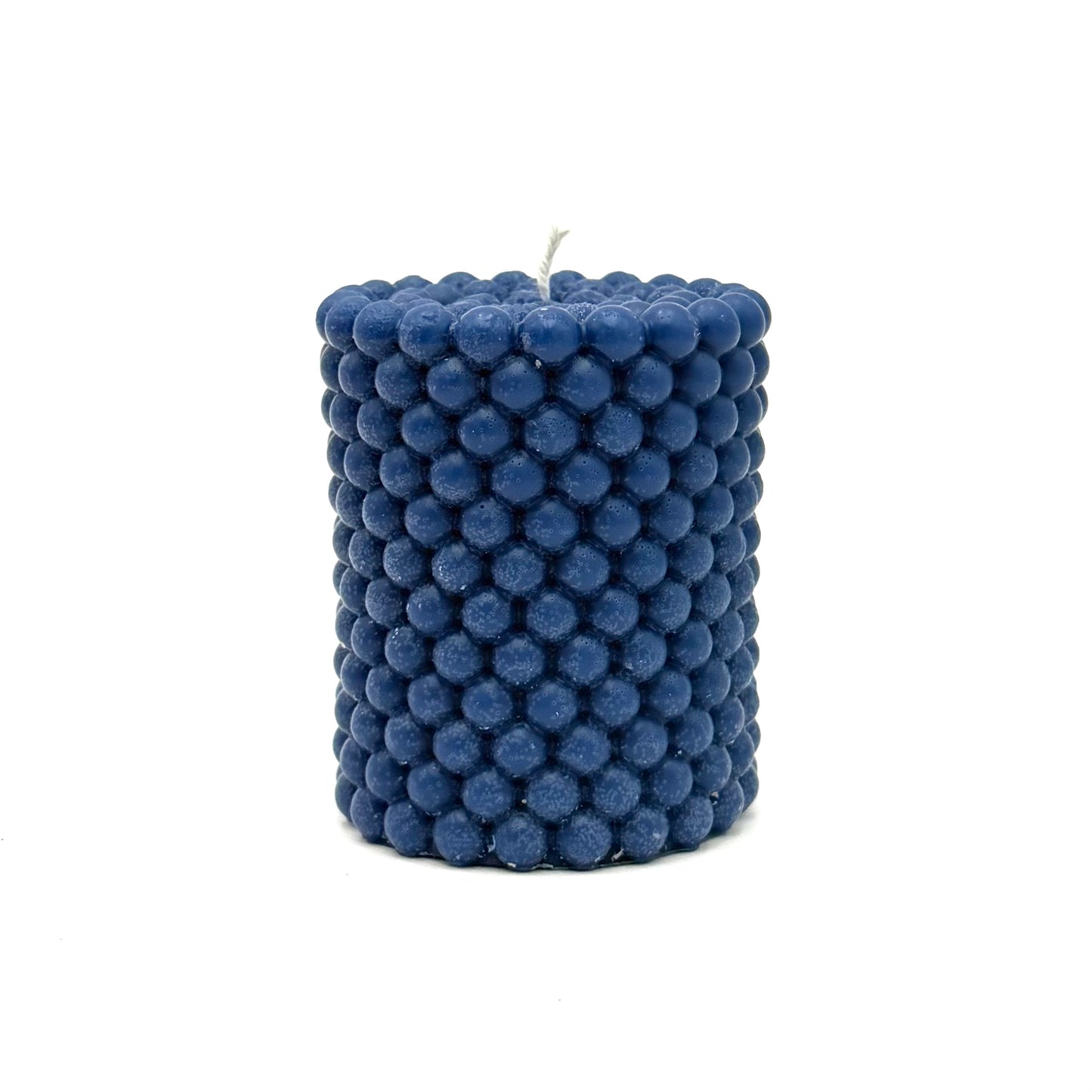 Dizaina svece “Pērle”, tumši zila