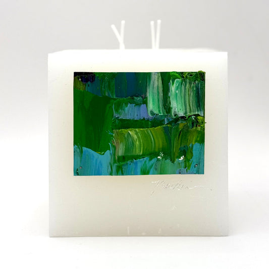 Ievas Bondares 2026.gada kolekcijas "Ziema" svece, 14x14 cm