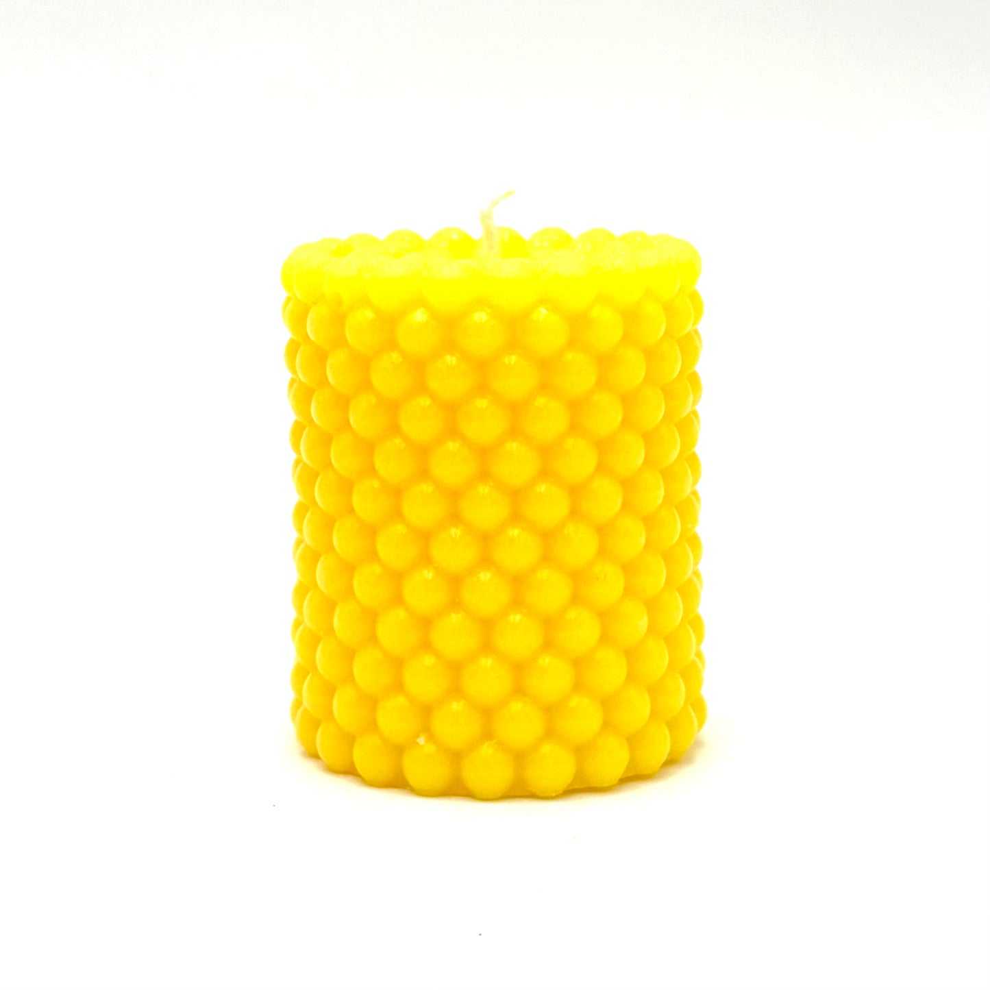 Dizaina svece “Pērle”, dzeltena
