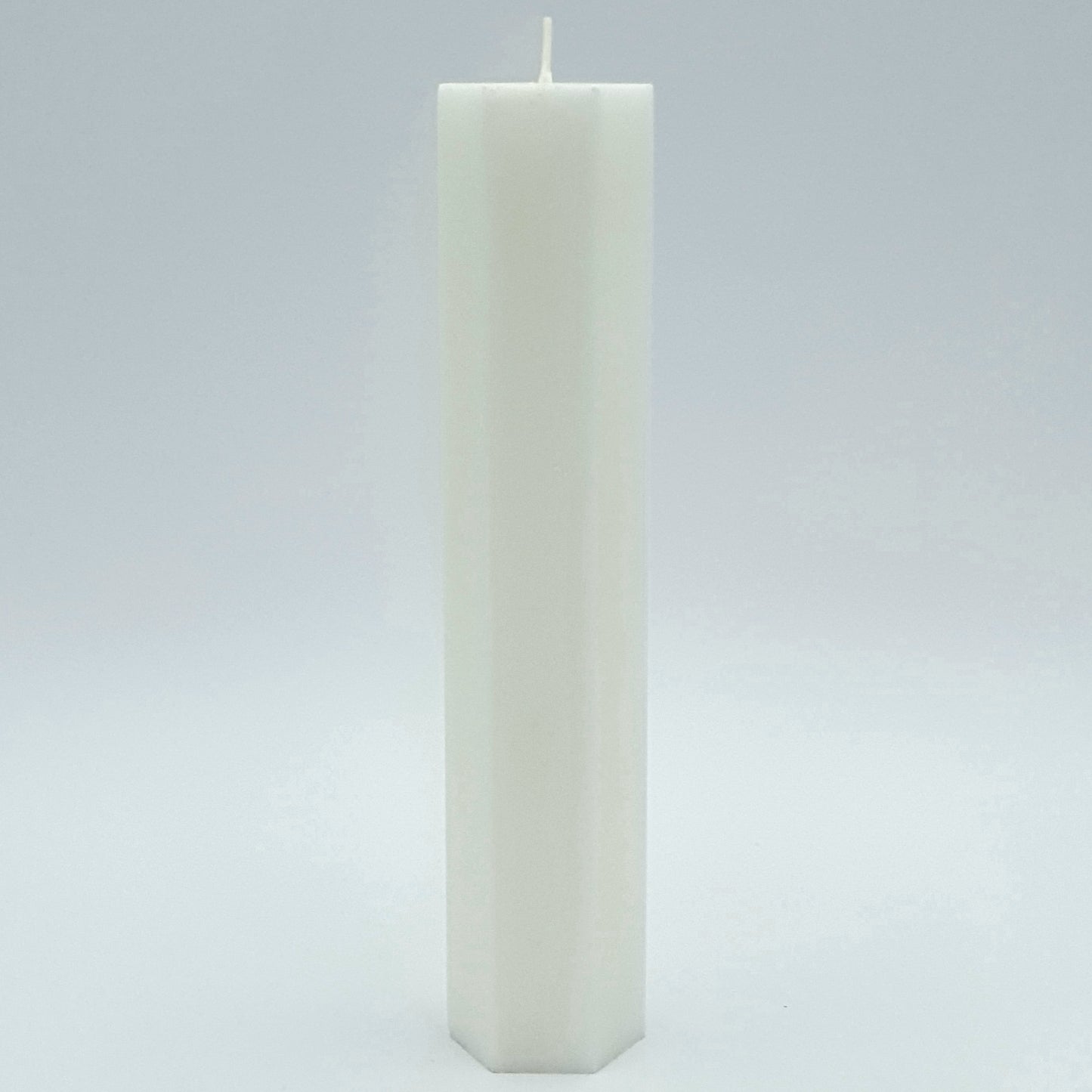 Stearin lace candle ⌀ 5x25 cm, white
