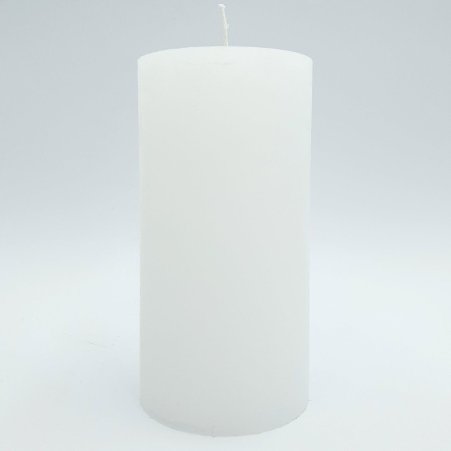 Candle cylinder ⌀ 10x20 cm with one wick, white
