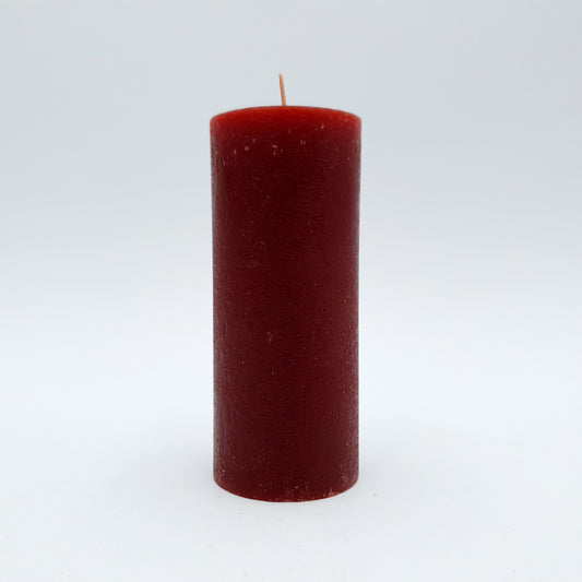 Svece cilindrs ⌀ 6x14 cm, bordo
