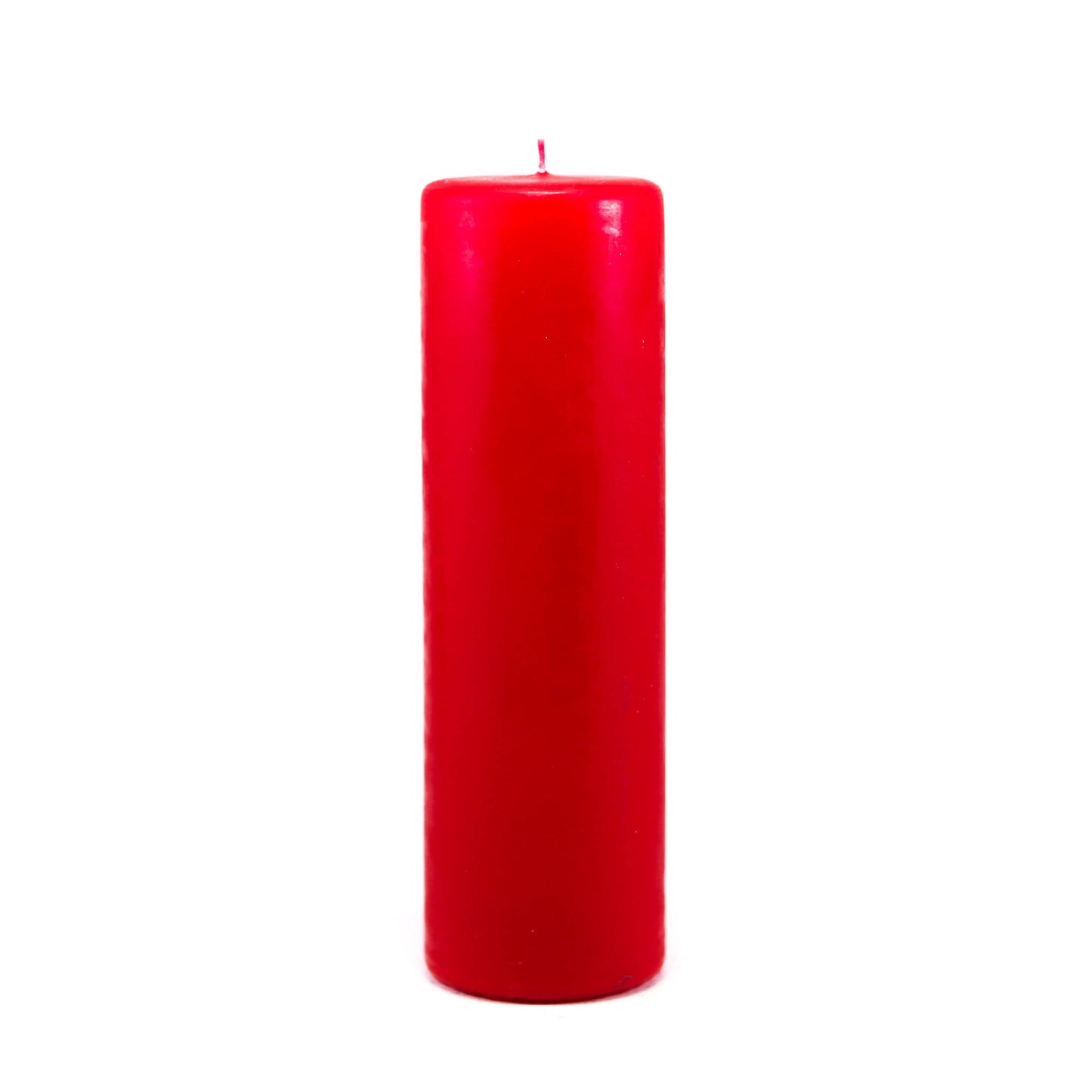 Powderpressed candle ⌀ 6x20 cm, red