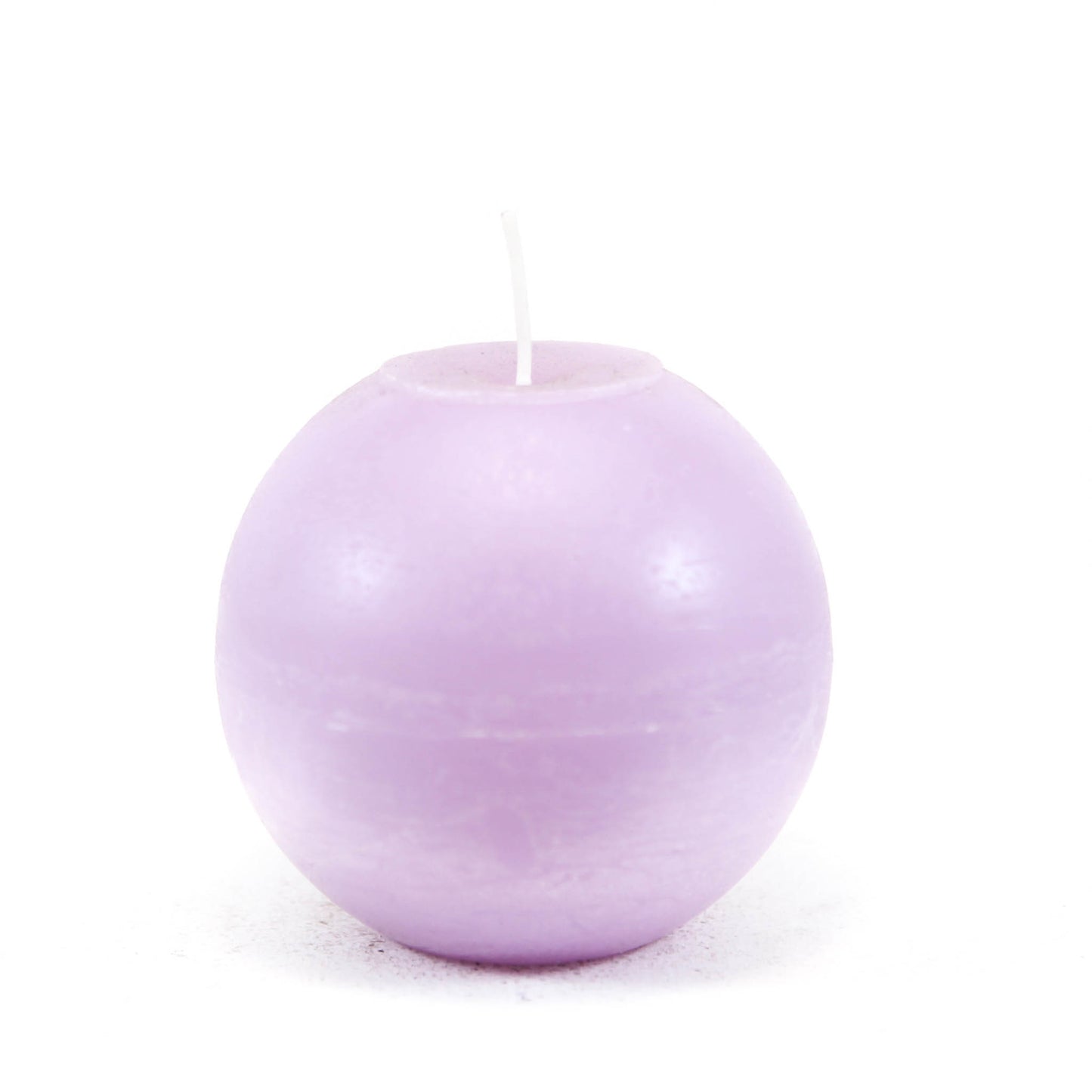 Candle ball ⌀ 10 cm, light purple