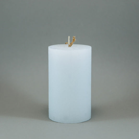 Candle cylinder ⌀ 6x10 cm, white