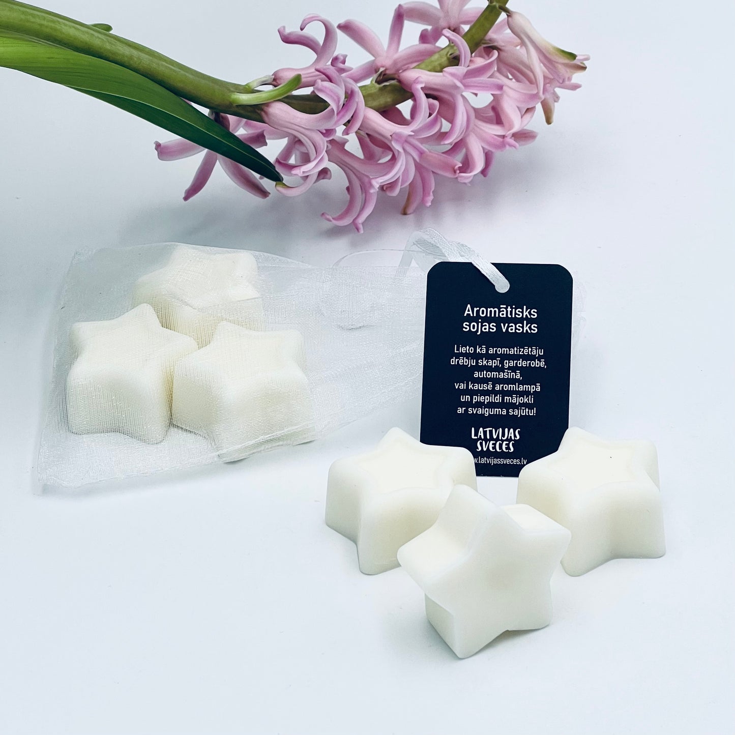 Scented soy wax "Stars" with lavender essential oils