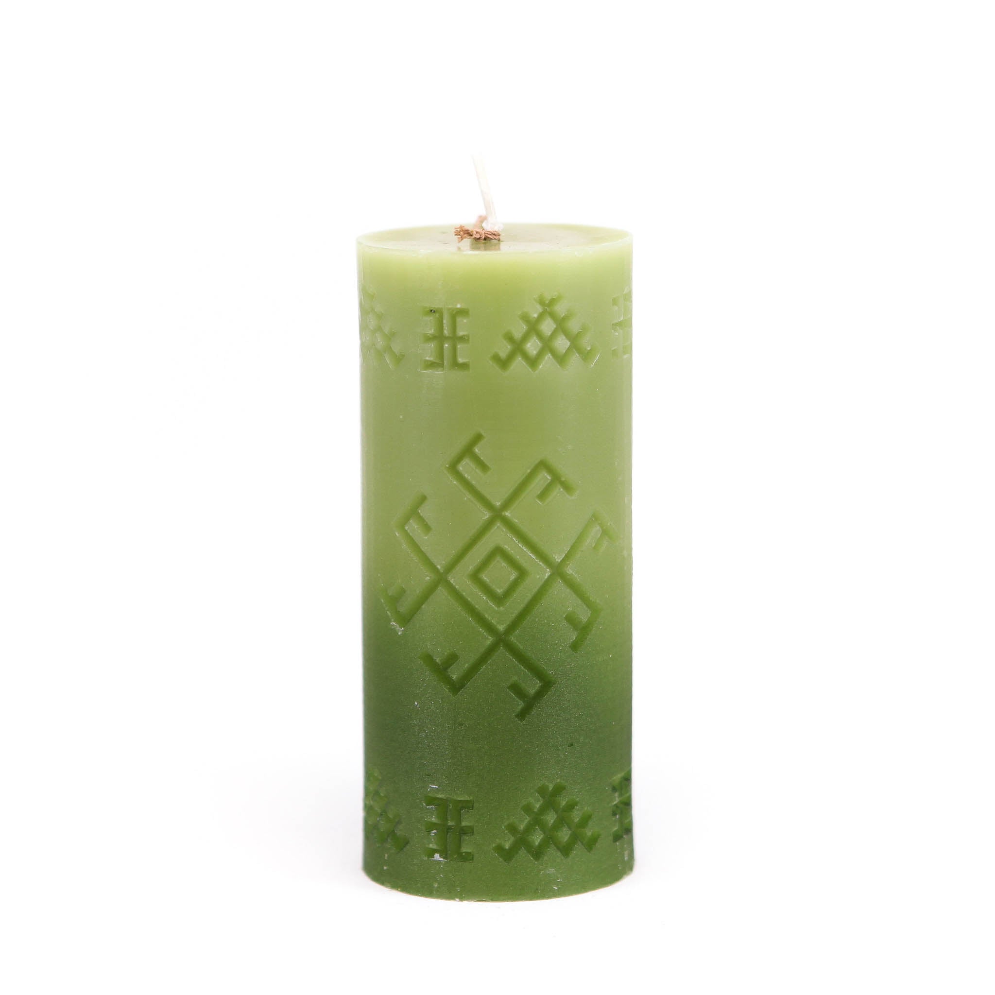 Candle with Latvian rune