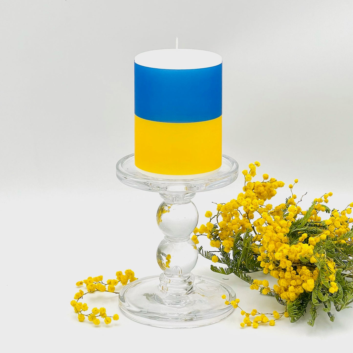 Candle "Flag of Ukraine"