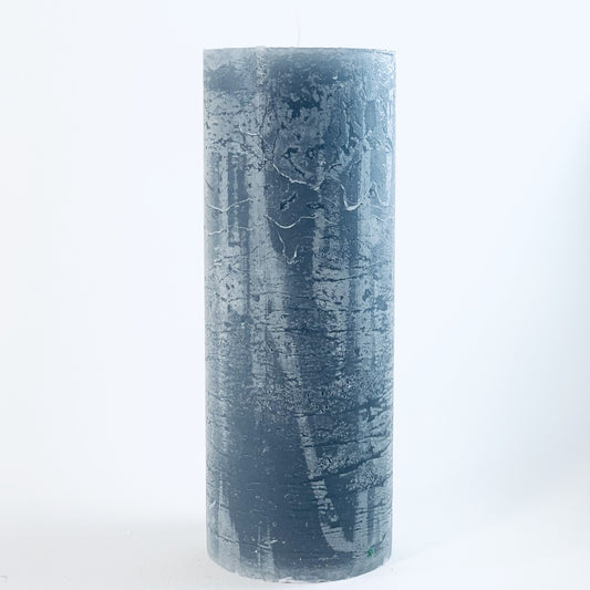 Candle cylinder ⌀ 6x15.5 cm, grey